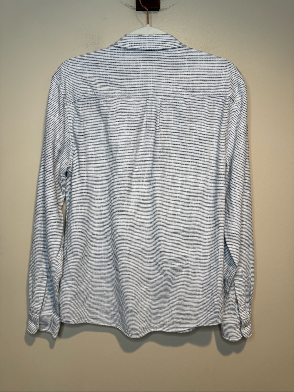 Marine Layer 100% cotton Selvage long sleeve Shirt Men’s small - Picture 11 of 11